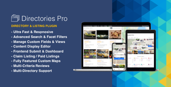 1532239718_directories-pro-plugin-for-wordpress افزونه Directories Pro؛ ساخت دایرکتوری و سایت لیستینگ حرفهای در وردپرس - تصویر 1